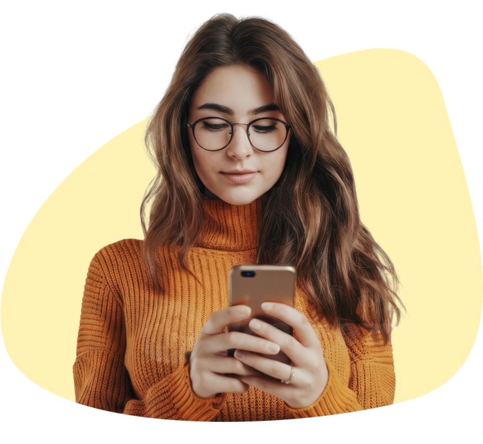 WalletJump expert holding a phone